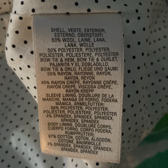 Anthropologie Elevenses bow blazer size 10 EUC - Picture 5 of 5